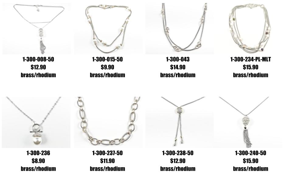 Just Added: Unique and textured, long brass necklaces