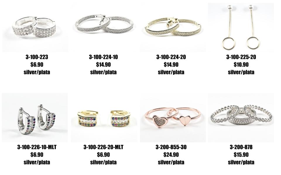 Just Added: Beautiful and elegant cz silver items