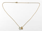 Casual Elegant Boy & Girl Gold Plated Steel Necklace