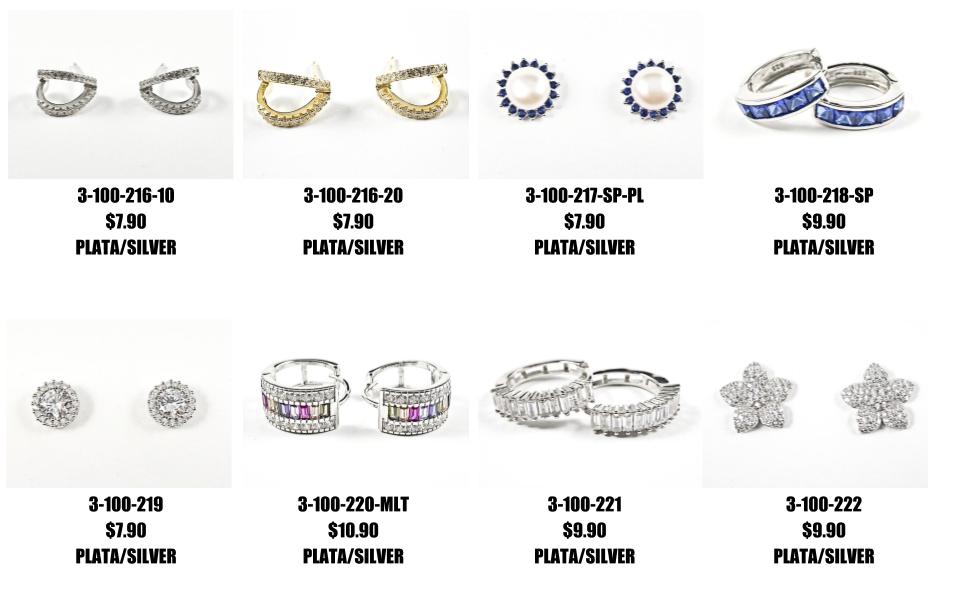 Just Added: Elegant and fine CZ silver earrings