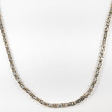 Beautiful Unique Two Tone Snail Chain Steel Necklace