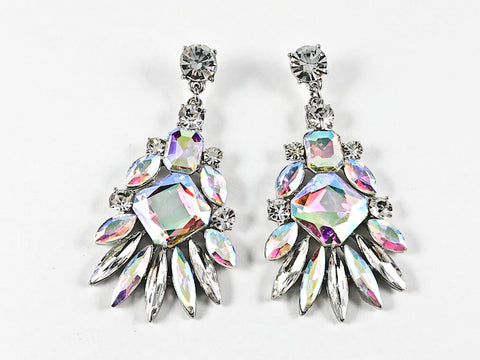 Fancy Chandelier A.B. Color Fashion Earrings