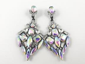 Stylish and Modern Design With Aurora Borealis Color Fashion Earrings