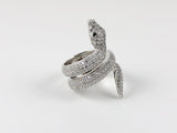 Classic & Fine Snake Wrap Design Brass Ring