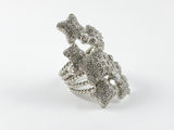 Unique Long Pattern Brass Ring