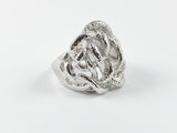 Unique Knot Design Brass Ring