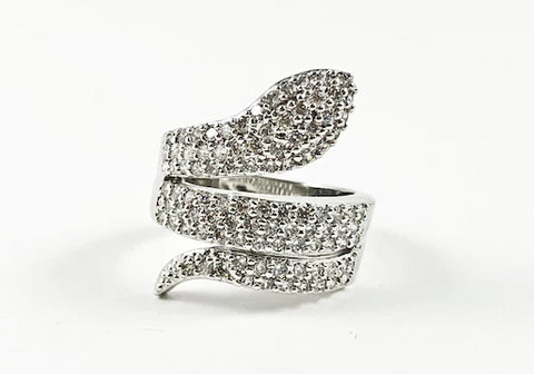 Elegant Beautiful Snake Design Brass Ring