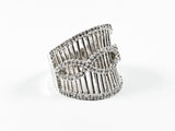 Modern Stylish Wire Design Brass Ring