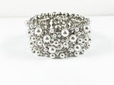 Fancy Stylish Fashionable Multi Shape Pearl Design Stretch Fashion Bracelet