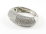 Fancy Thick Micro Setting Crystals Fashion Bangle