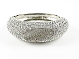 Fancy Thick Micro Setting Crystals Fashion Bangle
