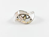 Unique Vintage Rising Sun Design Silver Ring